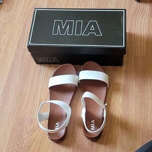 MIA Women's White Sandals